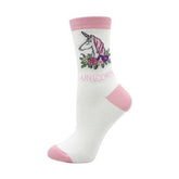 Pink Unicorn Socks